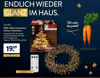 Aldi Süd Casa Deco 1000-led-lichterkette Oder Galaxy-lichterkette Angebot