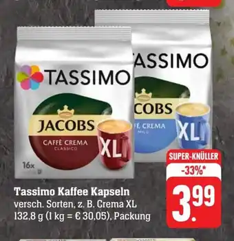 Scheck-in-Center JACOBS Tassimo Kaffee Kapseln versch. Sorten, z. B. Crema XL 132,8 g Angebot