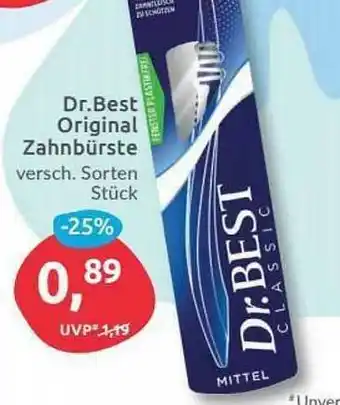 Budni Dr. Best Original Zahnbürste Angebot