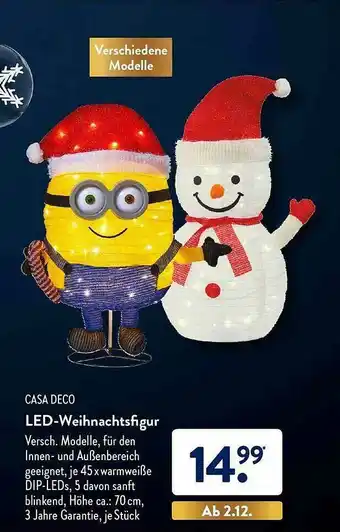 Aldi Süd Casa Deco Led-weihnachtsfigur Angebot