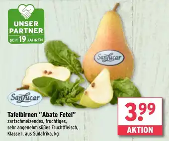 Wasgau SanLucar Tafelbirnen "Abate Fetel" kg Angebot