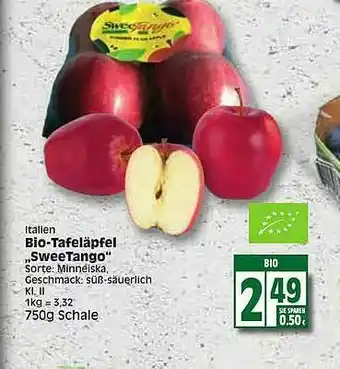 Edeka Italien Bio-tafelapfel Sweetango Angebot