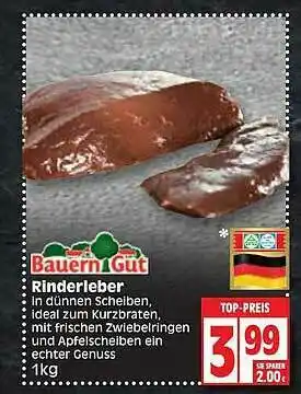 Edeka Bauern Gut Rinderleber Angebot