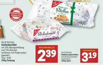 Marktkauf Gut & Günstig Stollenkonfekt Angebot