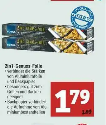 Marktkauf 2in1 Genuss Folie Angebot