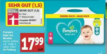 Marktkauf Pampers Baby-dry Windeln Angebot