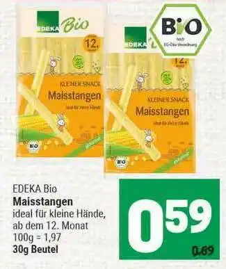 Marktkauf Edeka Bio Maisstangen Angebot