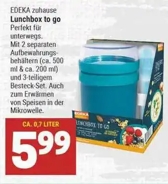 Marktkauf Edeka Zuhause Lunchbox To Go Angebot