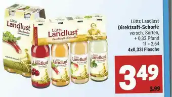 Marktkauf Lütts Landlust Direktsaft-schorle Angebot