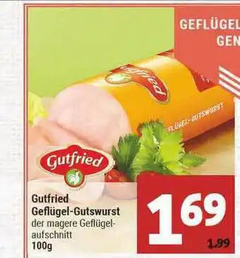 Marktkauf Gutfried Geflügel-gutswurst Angebot