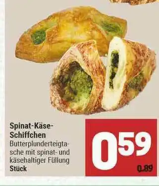 Marktkauf Spinat-käse-schiffchen Angebot