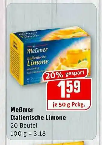 REWE Meßmer Italienische Limone Angebot