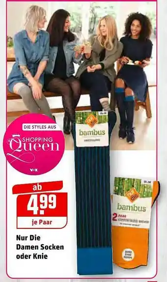 REWE Nur Die Damen Socken Oder Knie Angebot