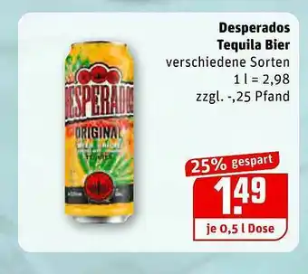 REWE Desperados Tequila Bier Angebot