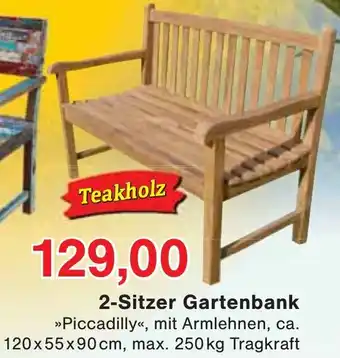 Wiglo Wunderland 2-Sitzer Gartenbank Angebot