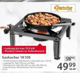 Selgros Gaskocher 1k105 Bartscher Angebot