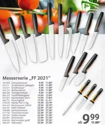 Selgros Messerserie „ff 2021” Angebot