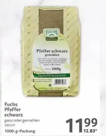 Selgros Fuchs Pfeffer Schwarz Angebot