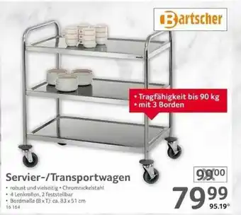 Selgros Servier- Transportwagen Bartscher Angebot