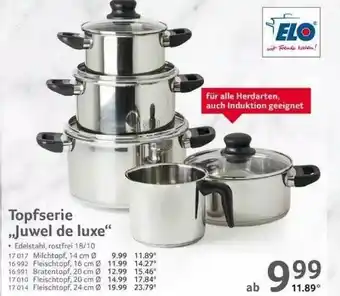 Selgros Topfserie „juwel De Luxe” Elo Angebot