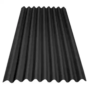 Bauhaus Onduline Bitumenwellplatte Base (200 cm x 85,5 cm x 2,6 mm, Schwarz) Angebot