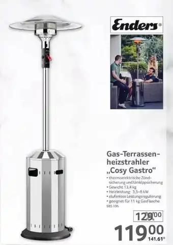 Selgros Gas-terrassen-heizstrahler „cosy Gastro” Angebot