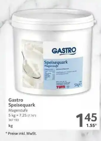 Selgros Gastro Speisequark Angebot