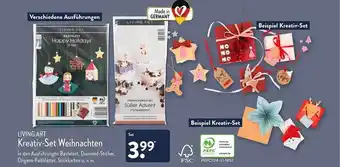 Aldi Nord Living Art Kreativ-set Weihnachten Angebot