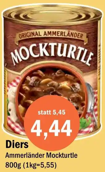 Aktiv Irma Diers Ammerländer Mockturtle 800 g Angebot