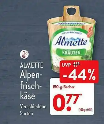 Aldi Nord Almette Alpenfrischkäse Angebot