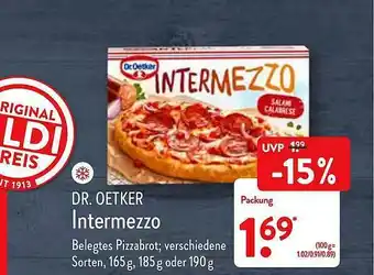 Aldi Nord Dr Oetker Intermezzo Angebot