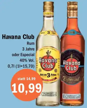 Aktiv Irma Havana Club Rum 0,7 L Angebot