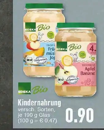 E-Center Edeka Bio Kindernahrung Angebot