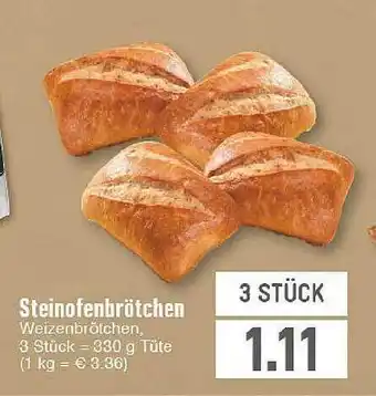 E-Center Steinofenbrötchen Angebot