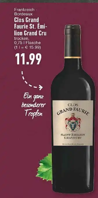 E-Center Clos Grand Faurie St Emilion Grand Cru Angebot