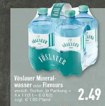 E-Center Vöslauer Mineralwasser Oder Flavours Angebot