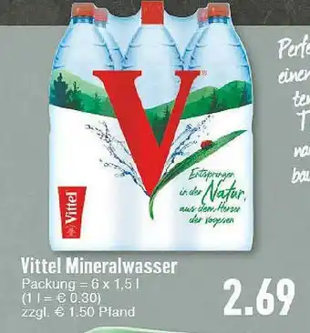 E-Center Vittel Mineralwasser Angebot