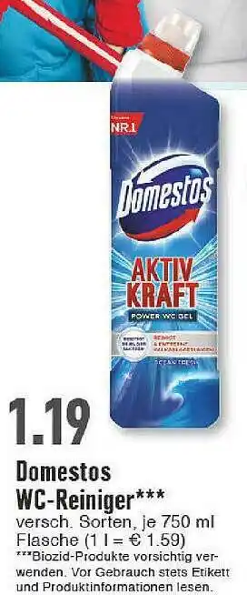 E-Center Domestos Wc-reiniger Angebot