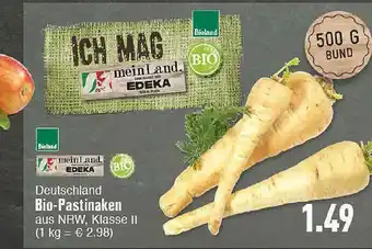 E-Center Meinland Edeka Bio-pastinaken Angebot