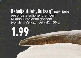 E-Center Kabeljaufilet „nutaaq” Angebot