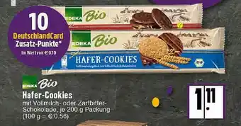 E-Center Edeka Bio Hafer-cookies Angebot