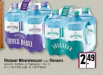 E-Center Vöslauer Mineralwasser Oder Flavours Angebot