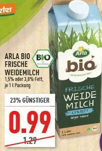 Marktkauf Arla Bio Frische Weidemilch Angebot