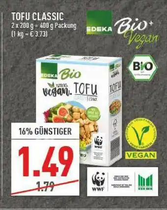 Marktkauf Tofu Classic Edeka Bio Vegan Angebot