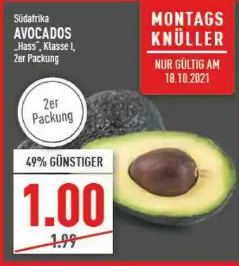 Marktkauf Südafrika Avocados „hass” Angebot