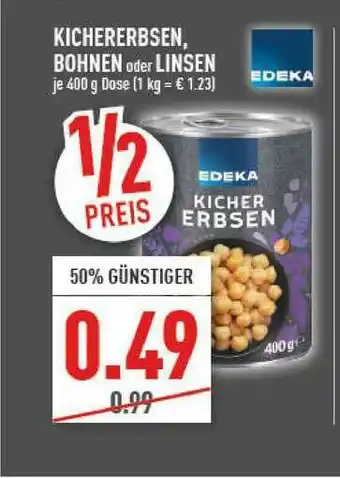 Marktkauf Kichererbsen Bohnen Oder Linsen Edeka Angebot