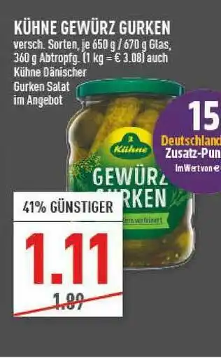 Marktkauf Kühne Gewürz Gurken Angebot