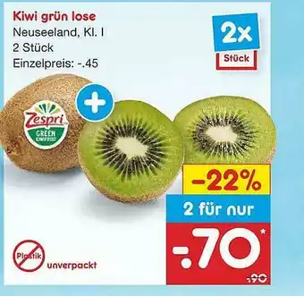 Netto Marken-Discount Kiwi Grün Lose Angebot