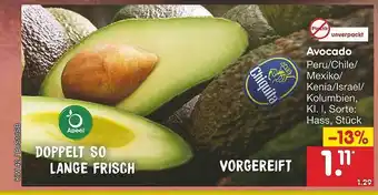 Netto Marken-Discount Avocado Peru Chile Mexiko Kenia Israel Kolumbien Angebot