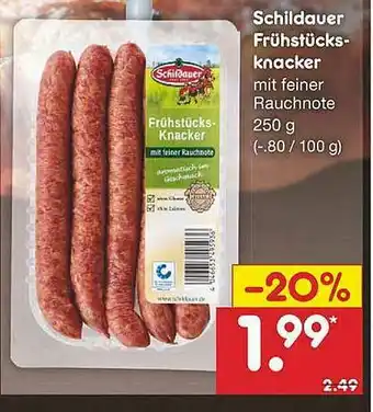 Netto Marken-Discount Shildauer Frühstücks-knacker Angebot